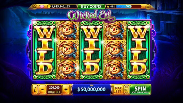 House of Fun slots machine for iOS and Android